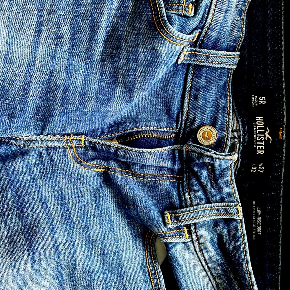 Hollister low rise bootcut jeans